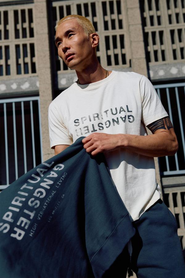 Spiritual Gangster SG Logo Silverlake Tee CANVAS