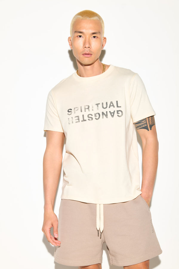 spiritual gangster SG Logo Silverlake Tee CANVAS