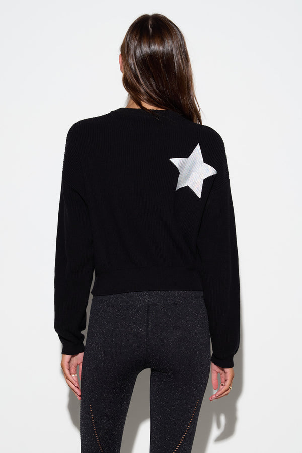 Spiritual Gangster Stars Tate Sweater BLACK