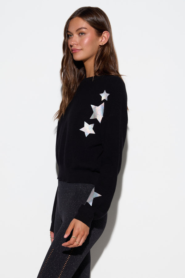 Spiritual Gangster Stars Tate Sweater BLACK