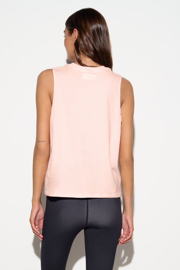 Spiritual Gangster This Moment Vibe Tank CHAMPAGNE