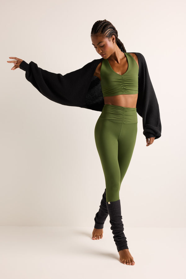 Spiritual Gangster Vera Studio Shrug BLACK