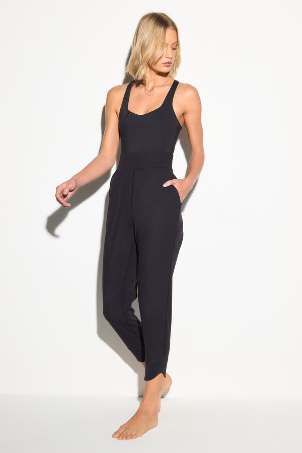 Spiritual Gangster Wander Jumpsuit BLACK