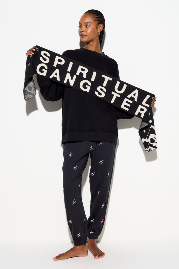 spiritual gangster Winter Spirit Apres Scarf ONE