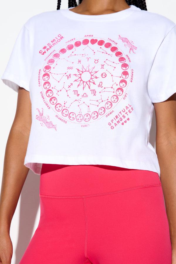 Spiritual Gangster Zodiac Energy Mercury Tee WHITE