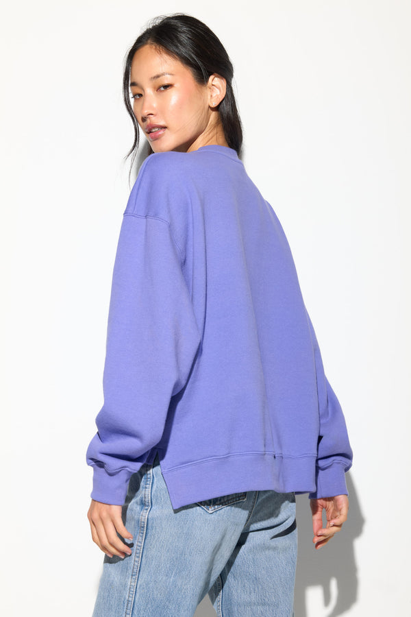 Spiritual Gangster Surf & Ski Bex High-Low Crew ASTRAL BLUE