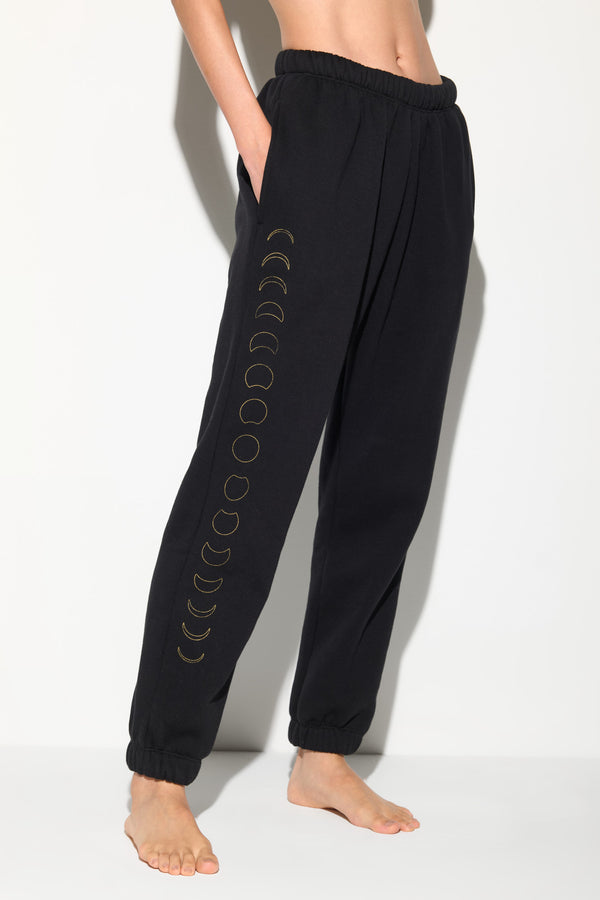 spiritual gangster This Moment Eden Sweatpant BLACK