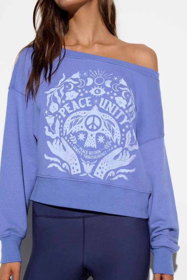 Spiritual Gangster Unity La Vida 2.0 Sweatshirt ASTRAL BLUE