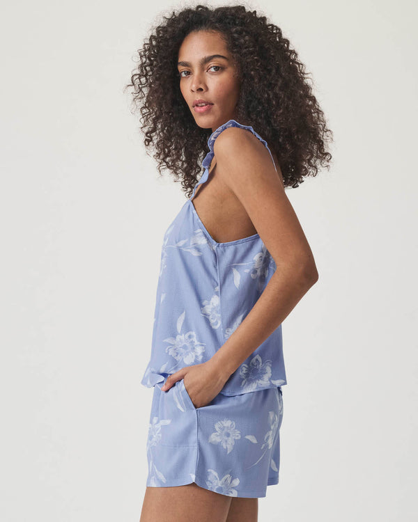 Splendid Down The Aisle Floral Cami And Boxer Sleep Set