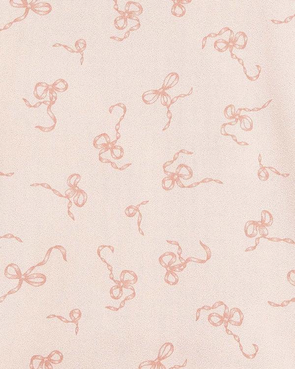 Splendid Girls Cafe Creme Bows 3-Piece Brushed Jersey PJ Set