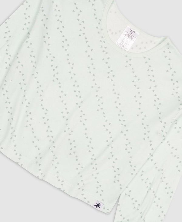 Splendid Girls Surf Hearts 3-Piece Brushed Jersey PJ Set