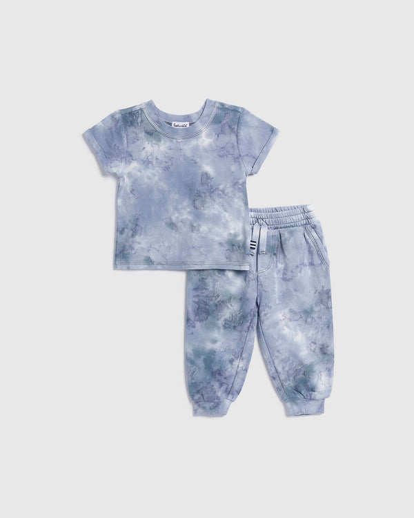 splendid Infant Boy Shadow Wash Short Sleeve Tee Set