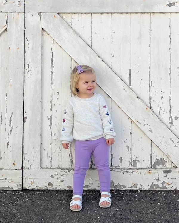 splendid Infant Girl Dancing Hearts Long Sleeve Set