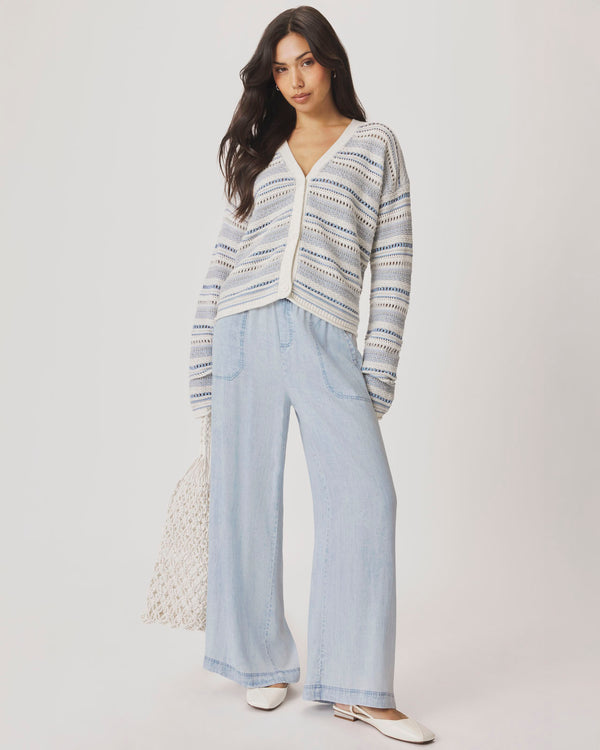 splendid Addison Striped Cardigan