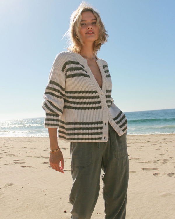 splendid Alexandra Stripe Cardigan