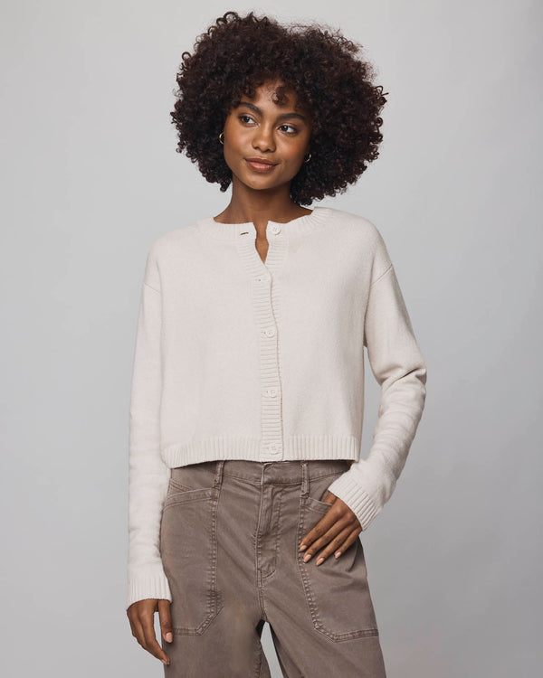 Splendid Amber Cropped Cardigan