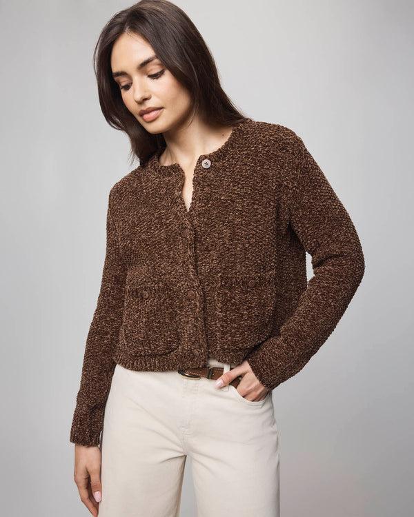 splendid Andrea Chenille Crop Cardigan