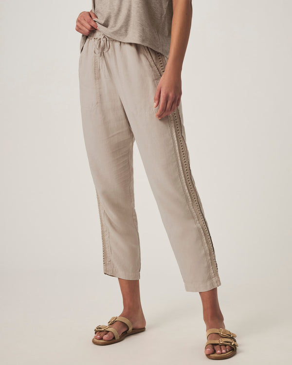 splendid Angie Crochet Straight Leg Pant