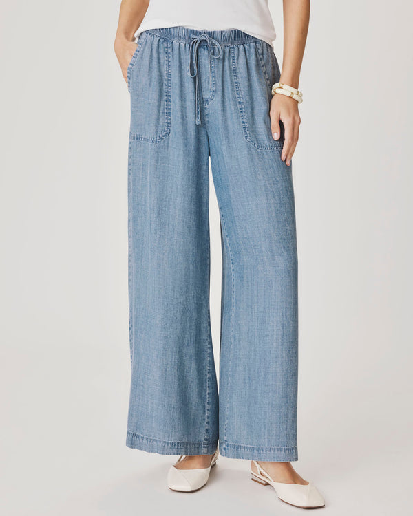 splendid Angie Indigo Palazzo Pant