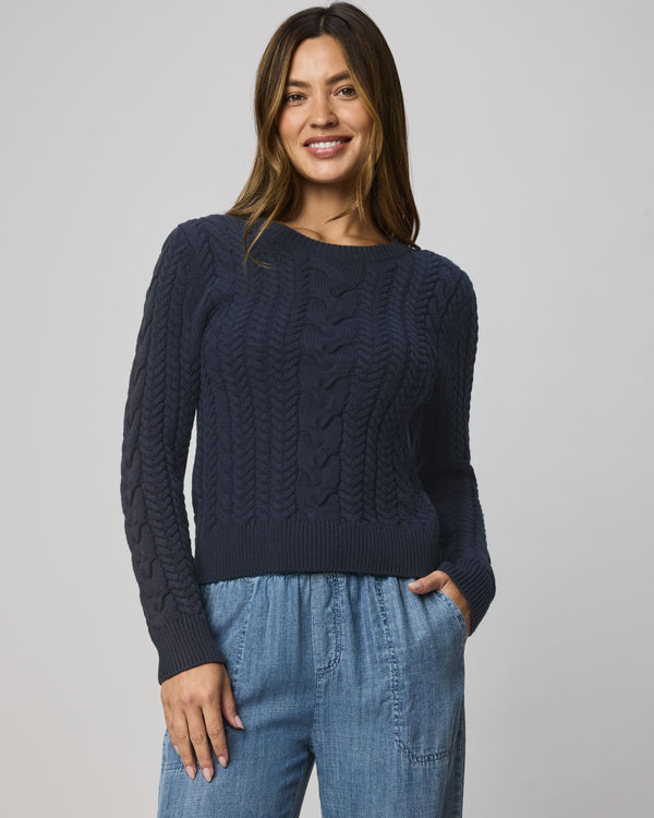 Splendid Annabella Cable Knit Sweater
