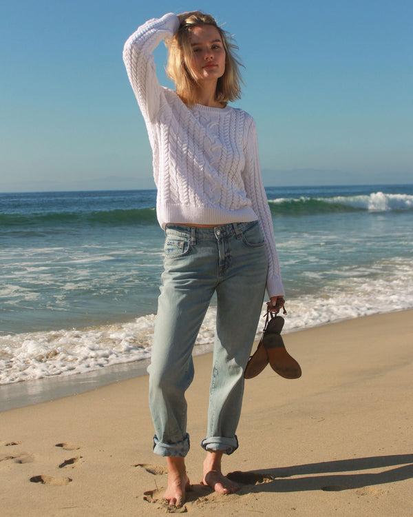 Splendid Annabella Cable Knit Sweater