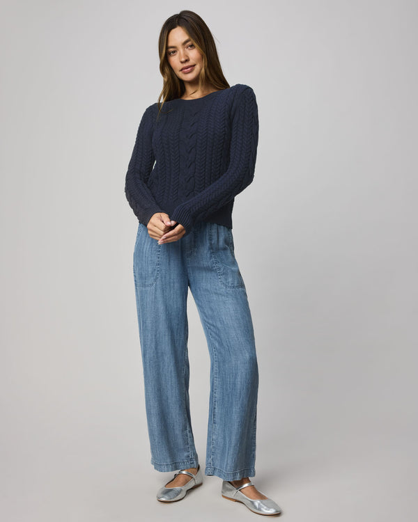 Splendid Annabella Cable Knit Sweater