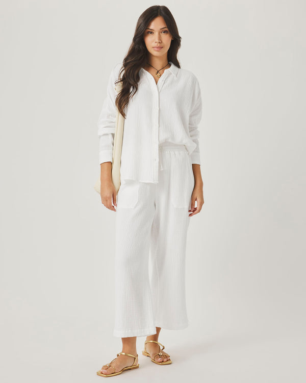 Splendid Ava Gauze Button Down