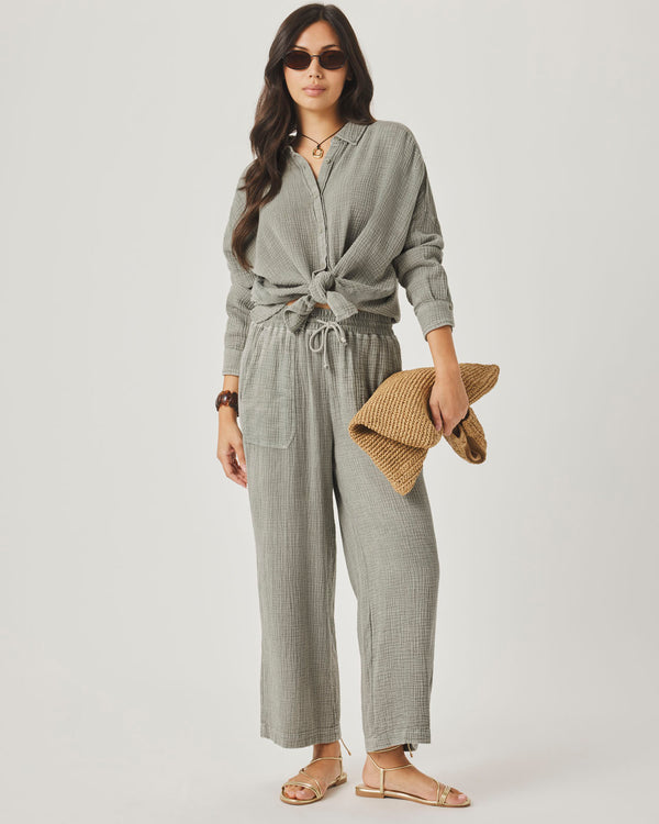 Splendid Ava Gauze Button Down