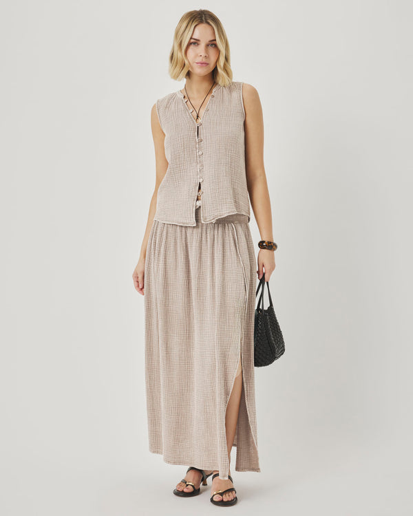 splendid Ava Gauze Maxi Skirt