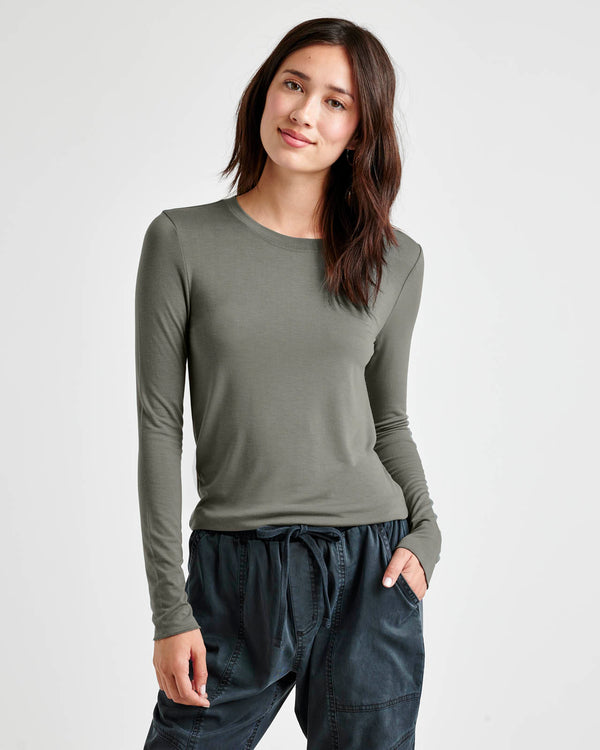 Splendid Bamboo Blend Long Sleeve Tee