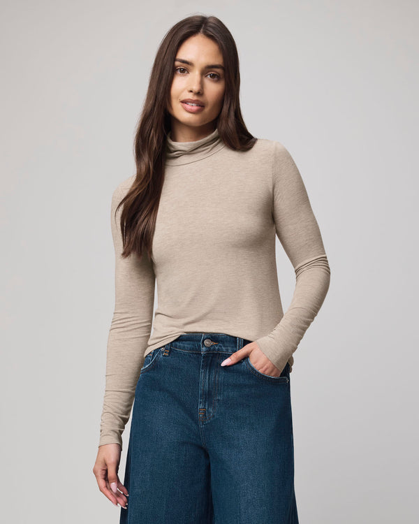 Splendid Bamboo Blend Long Sleeve Turtleneck