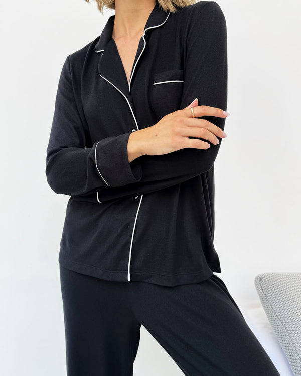 Splendid Black Flora Pillowsoft Sleep Set