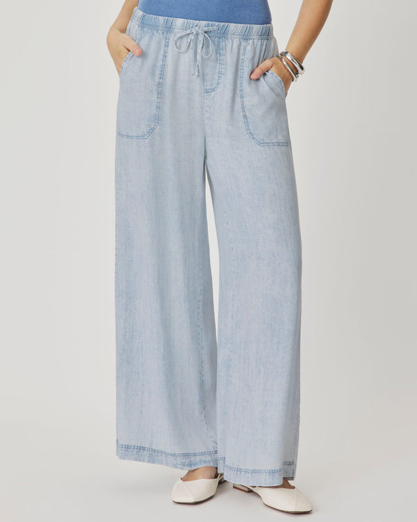 splendid Bleached Indigo Angie Palazzo Pant