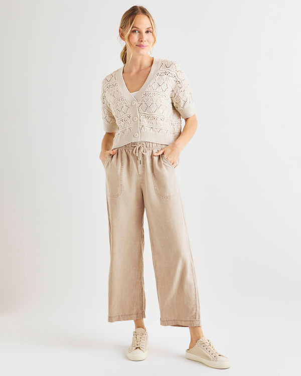 Splendid Brayden Short Sleeve Cardigan