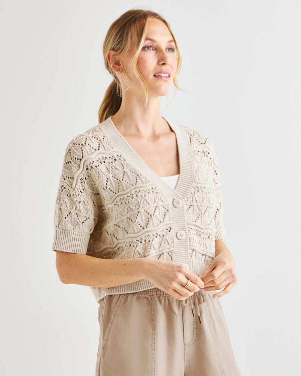 Splendid Brayden Short Sleeve Cardigan