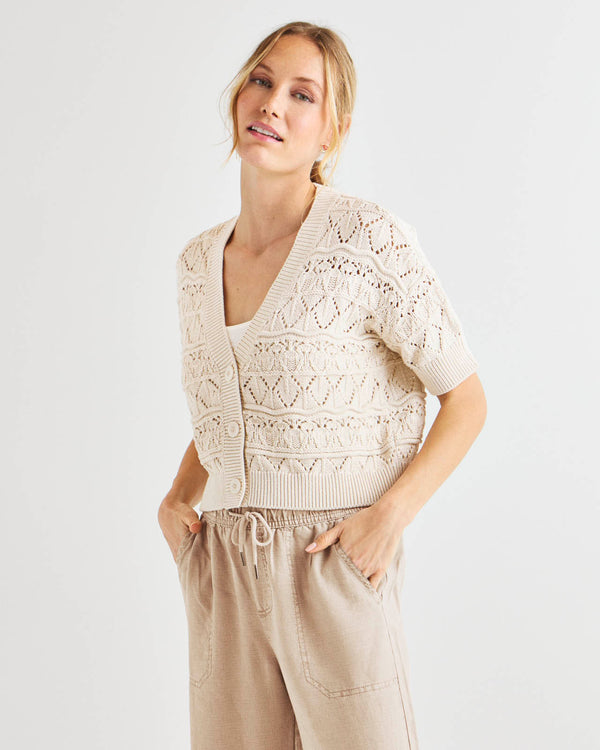splendid Brayden Short Sleeve Cardigan