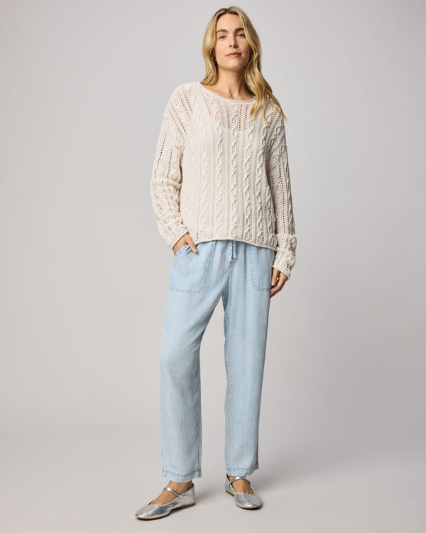 Splendid Brennan Cable Knit Sweater