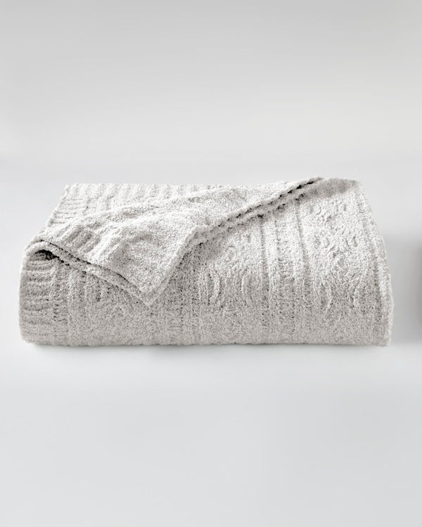 splendid Cable Knit Plush Throw