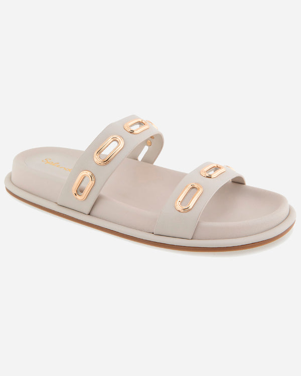 splendid Carmen Slide in White Sand