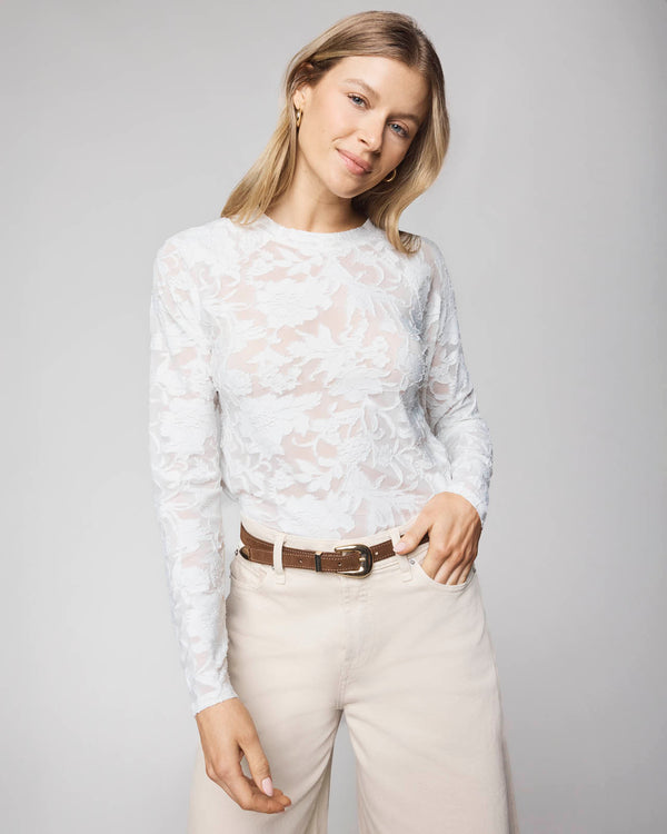 splendid Cecelia Floral Long Sleeve Tee