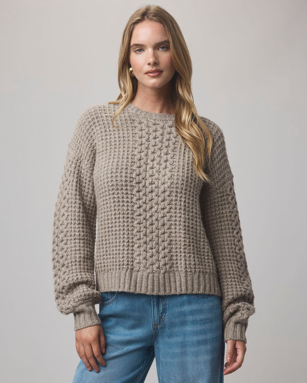 Splendid Celeste Cable Knit Sweater