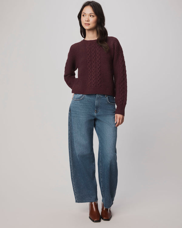 Splendid Celeste Cable Knit Sweater