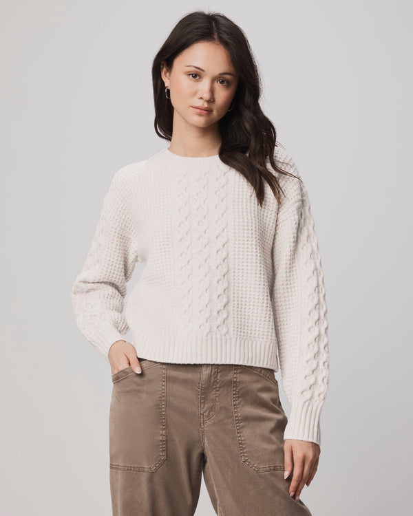 splendid Celeste Cable Knit Sweater