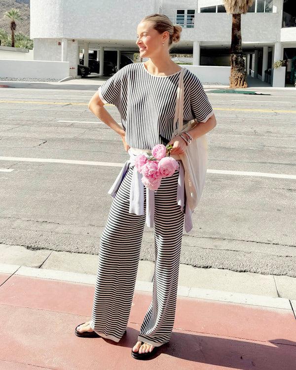 splendid Christa Striped Knit Pant