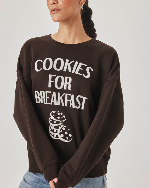 Splendid Cookies For Breakfast Crewneck