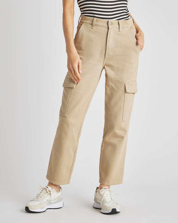 splendid Crop Denim Cargo Pant