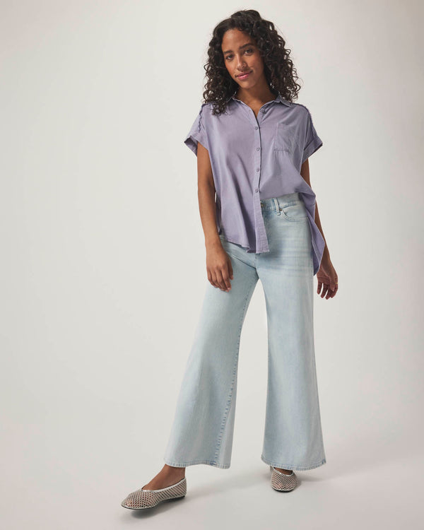 Splendid Cropped Slim Palazzo Jean