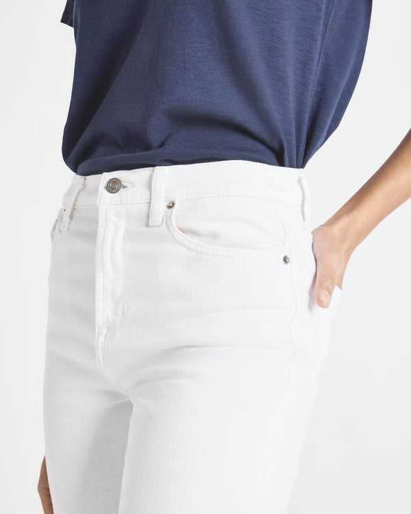 Splendid Cropped Wide Leg Jean In White