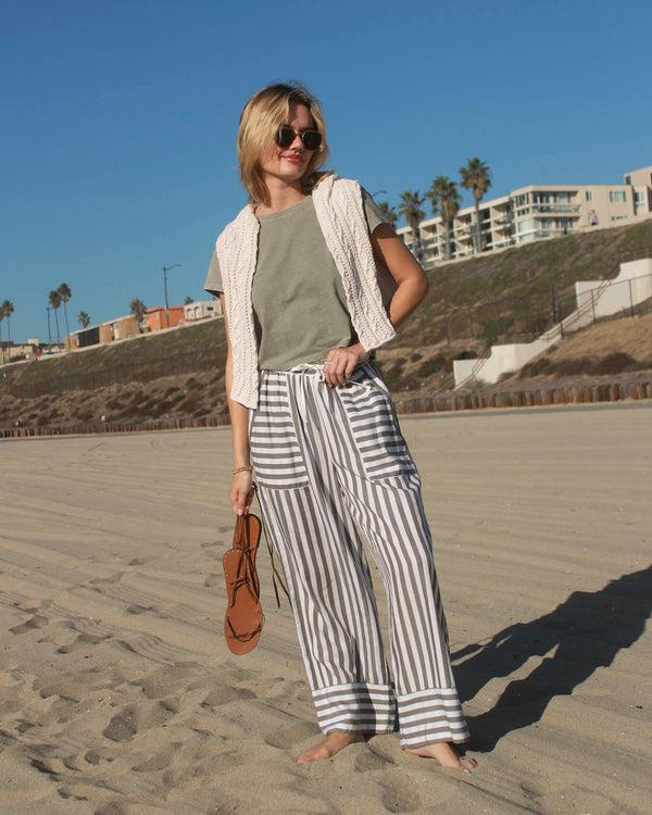 splendid Ella Contrast Stripe Pant