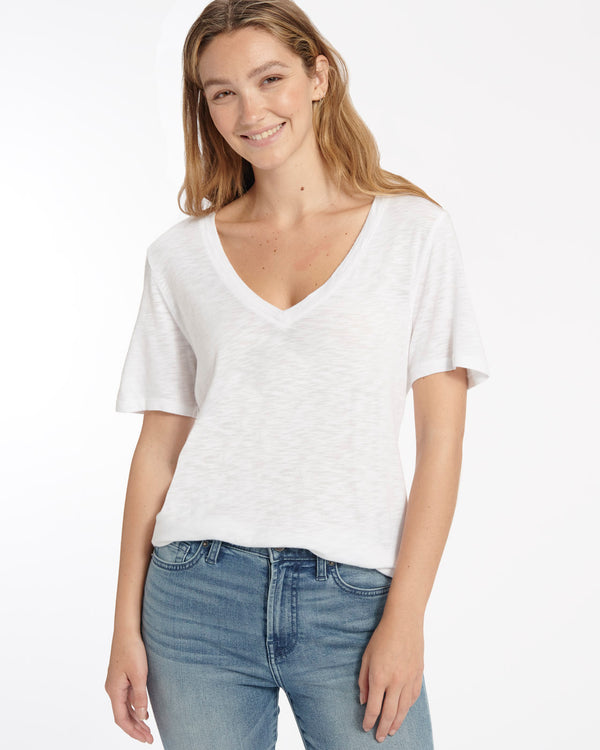 Splendid Everly Slub V-Neck Tee